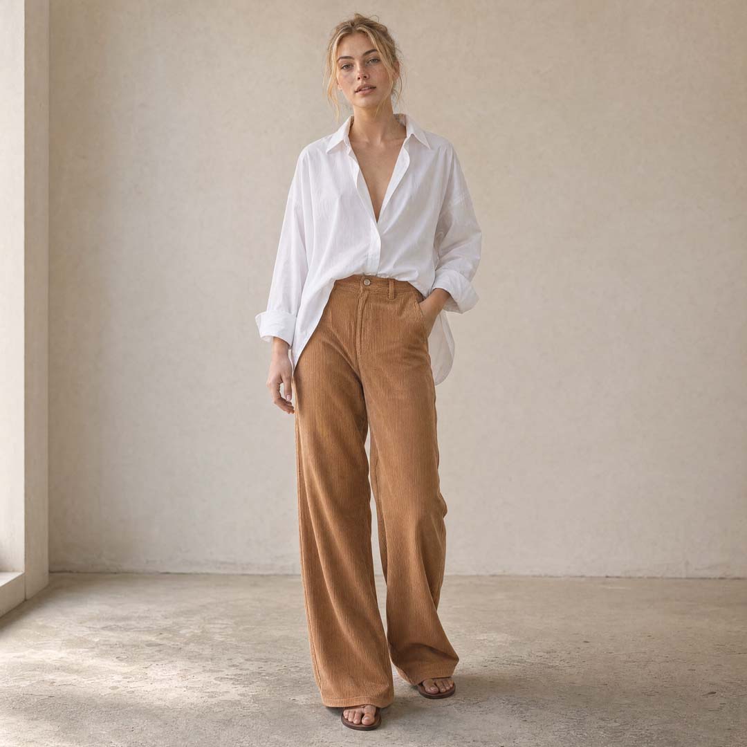 Khaite Cord Pants | Camel