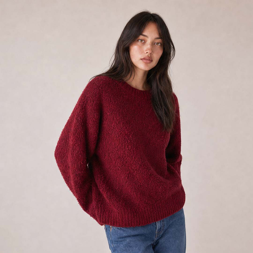 Sophia Jumper | Burgundy
