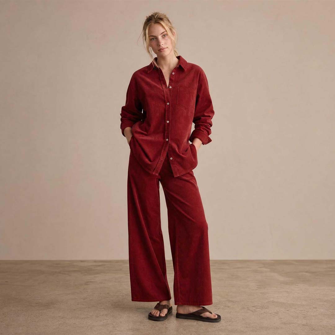 Khaite Cord Pants | Dusty Rose