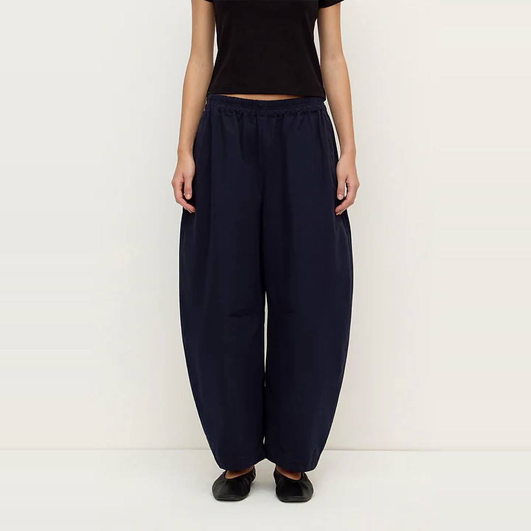 Lola Barrel Pant | Navy