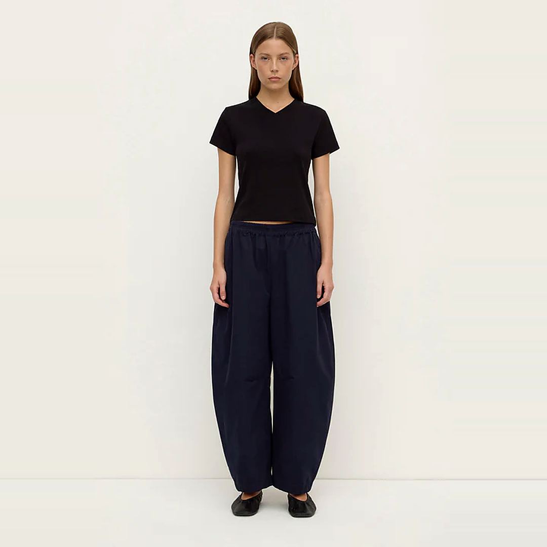 Lola Barrel Pant | Navy