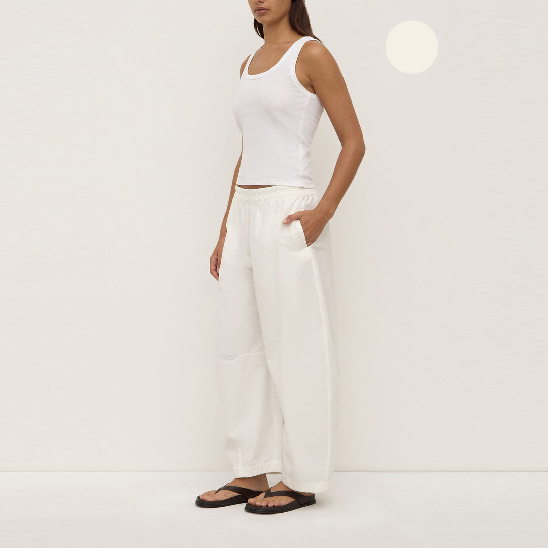 Lola Barrel Pant Vanilla