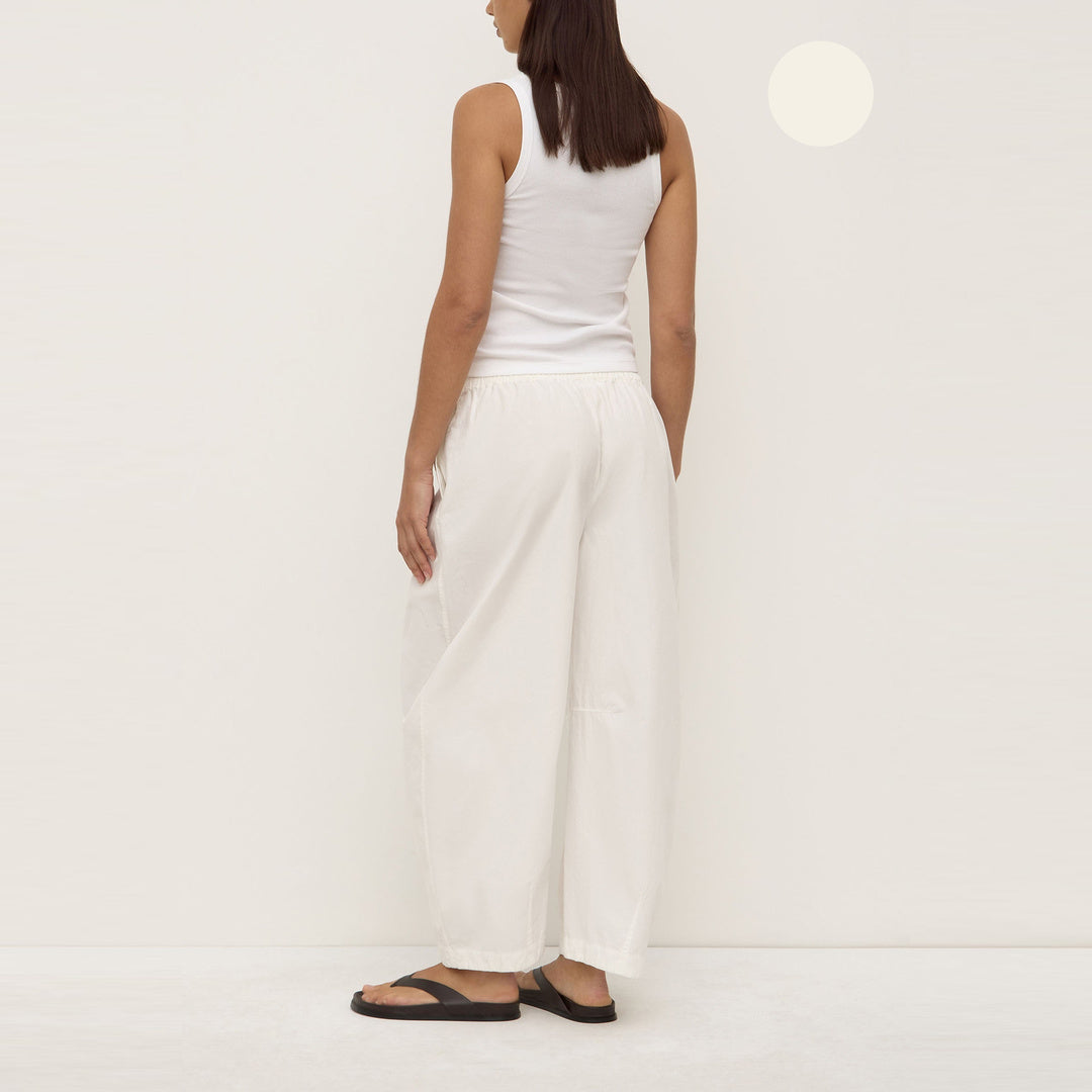 Lola Barrel Pant Vanilla