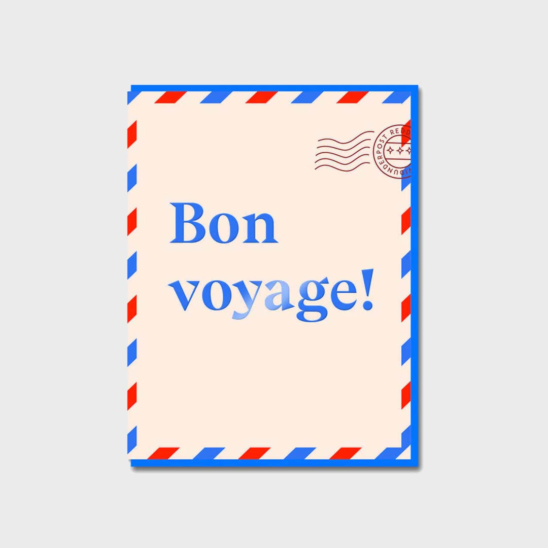 LOVE & FRIENDSHIP CARD | BON VOYAGE LETTER