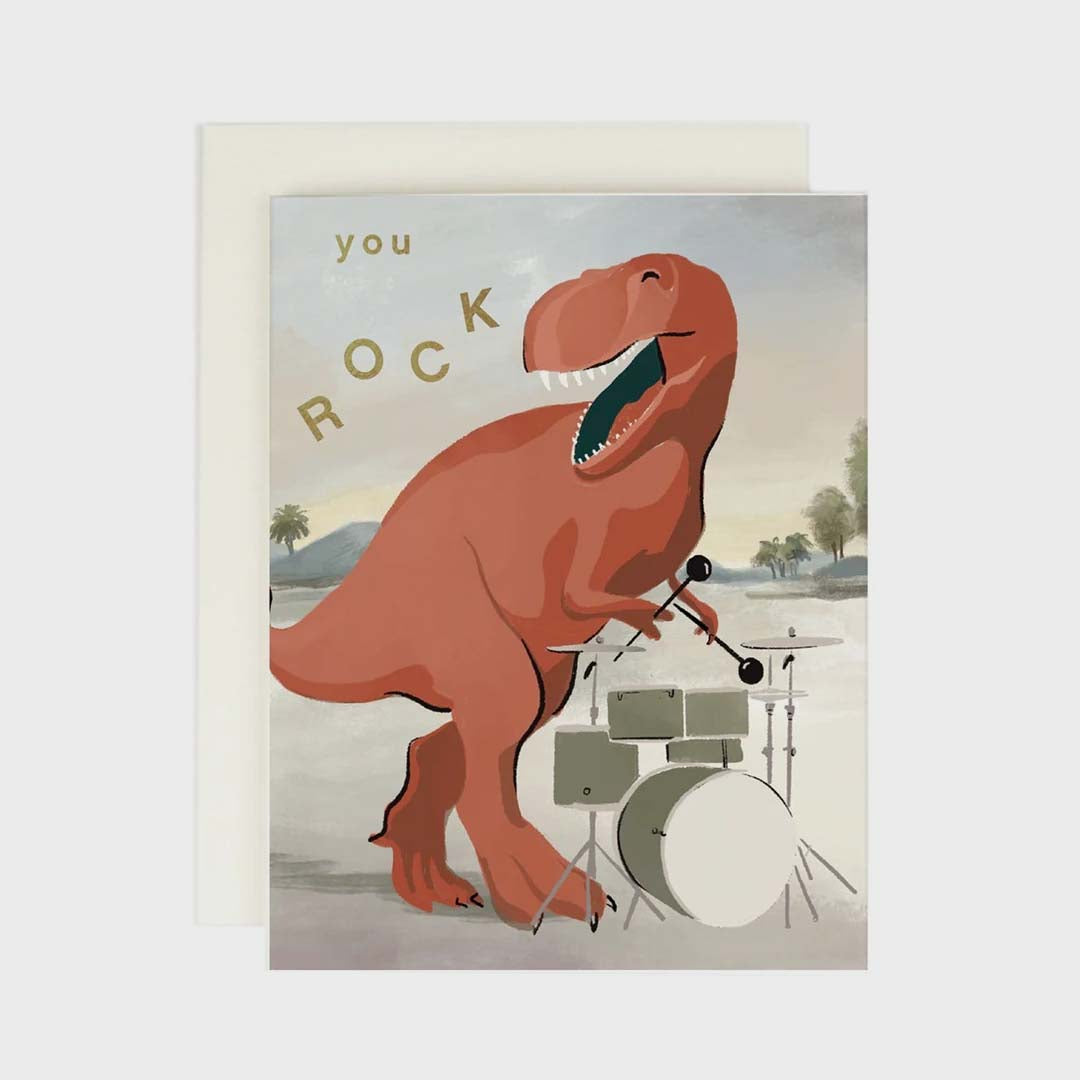 Love & Friendship Card | You Rock Dino