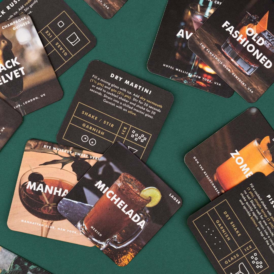 MIXOLOGIST | COCKTAIL RECIPE CARDS