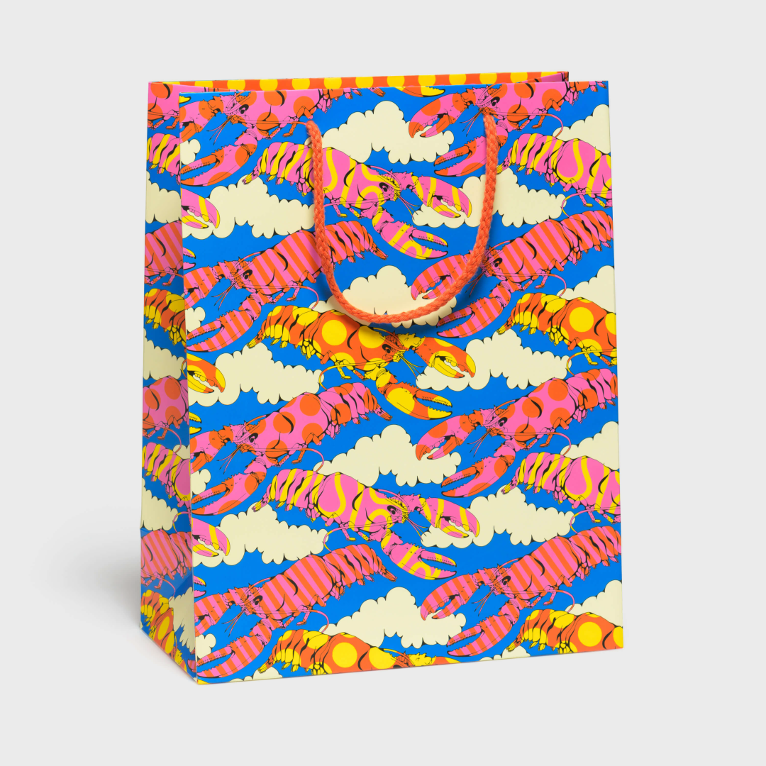 Lobster Fantasy gift bag | Large — Red Cap Cards