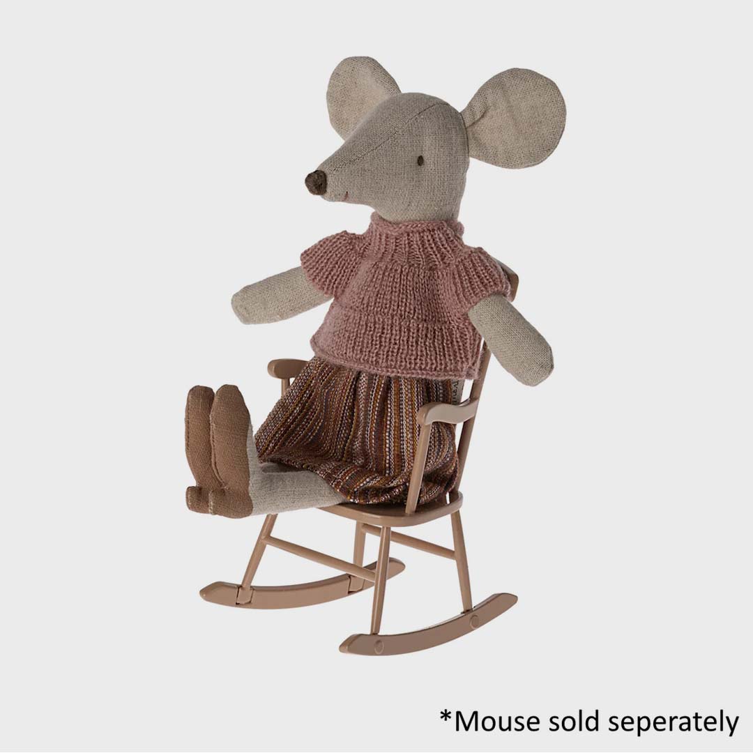 MOUSE ROCKING CHAIR | DARK POWDER