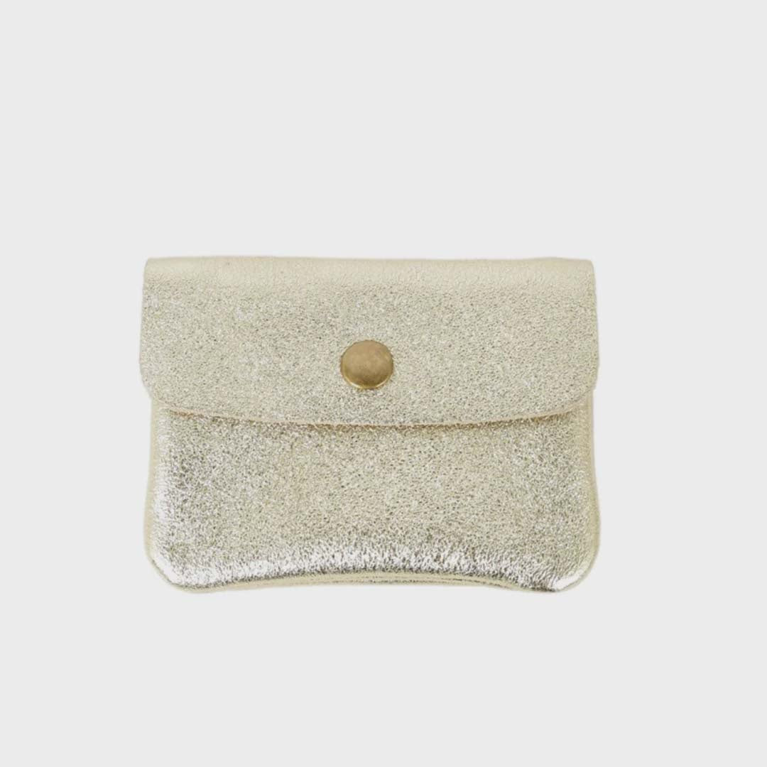 COIN PURSE | METALLIC GOLD