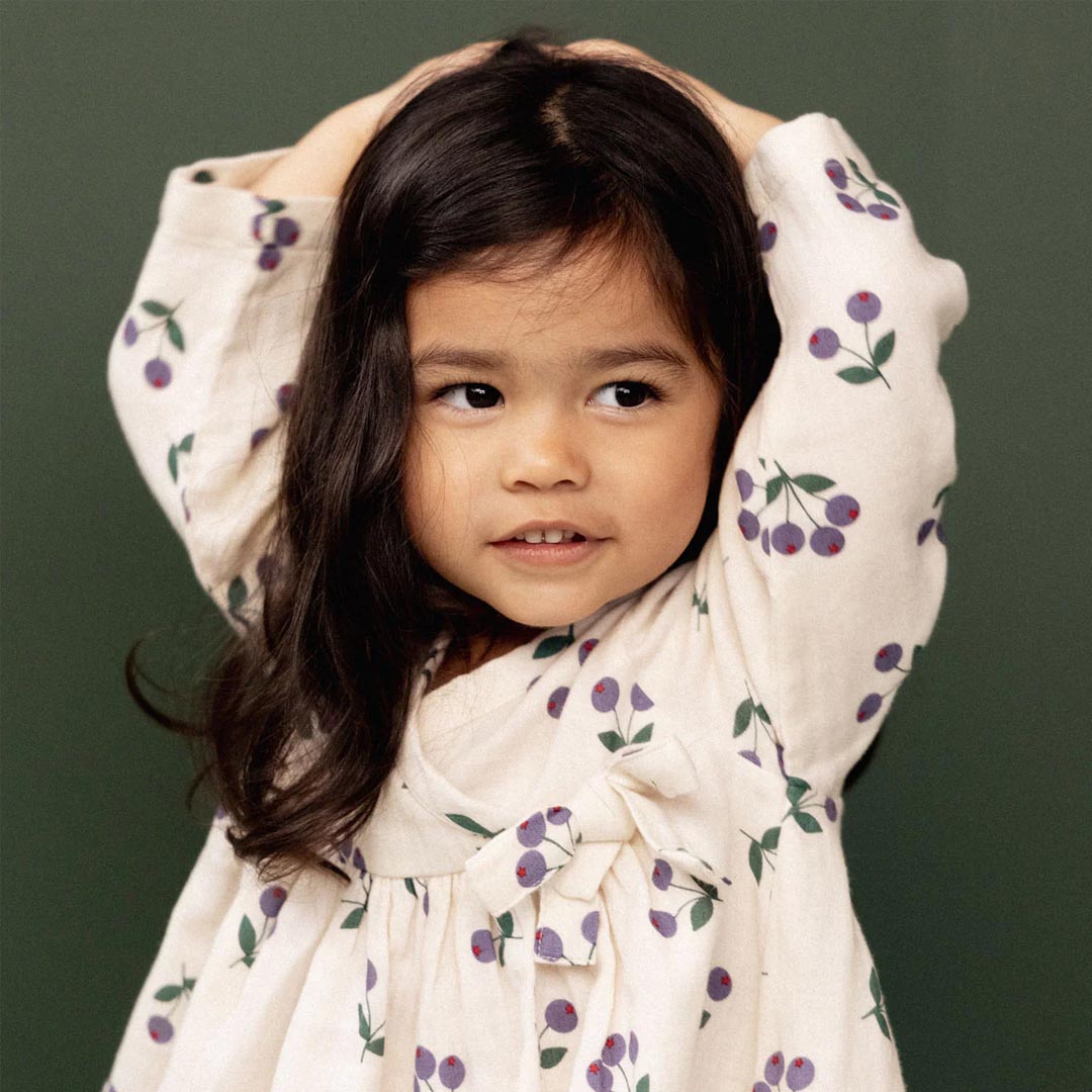 Marbel Dress | Winter Berry Print