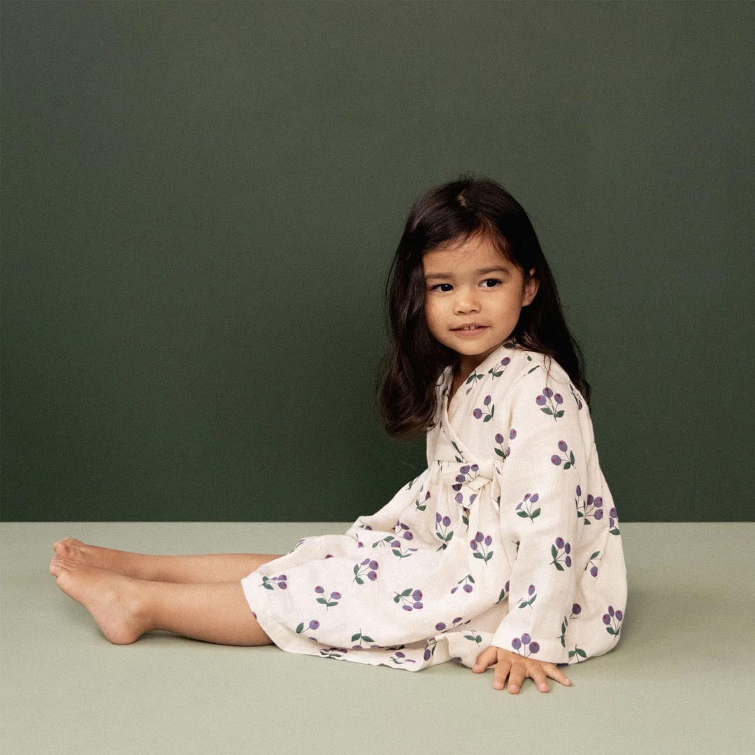 Marbel Dress | Winter Berry Print