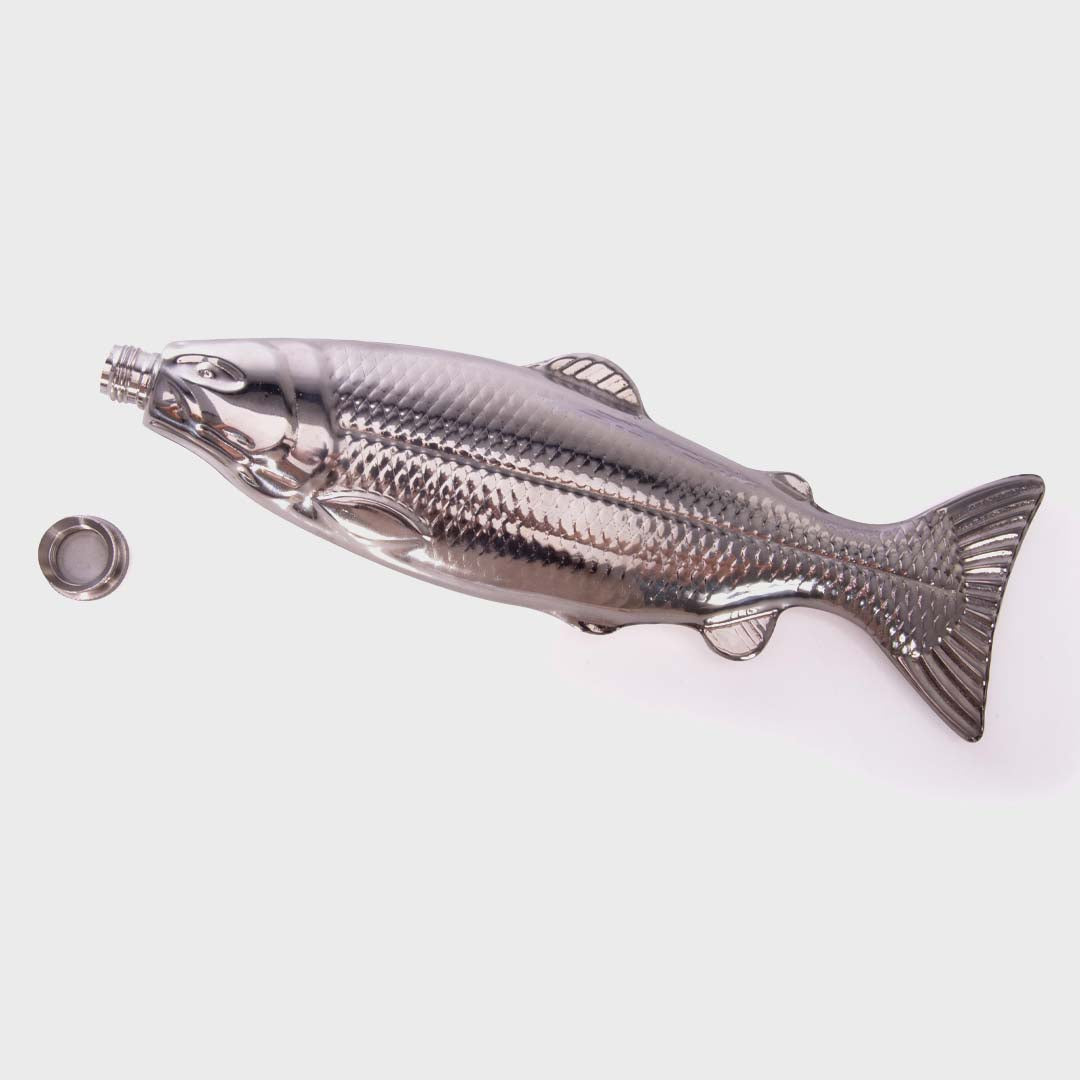 FISH FLASK | SILVER