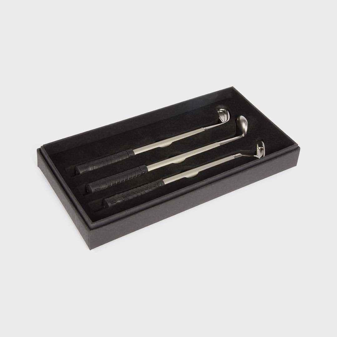 GOLF CLUB PEN SET | SILVER