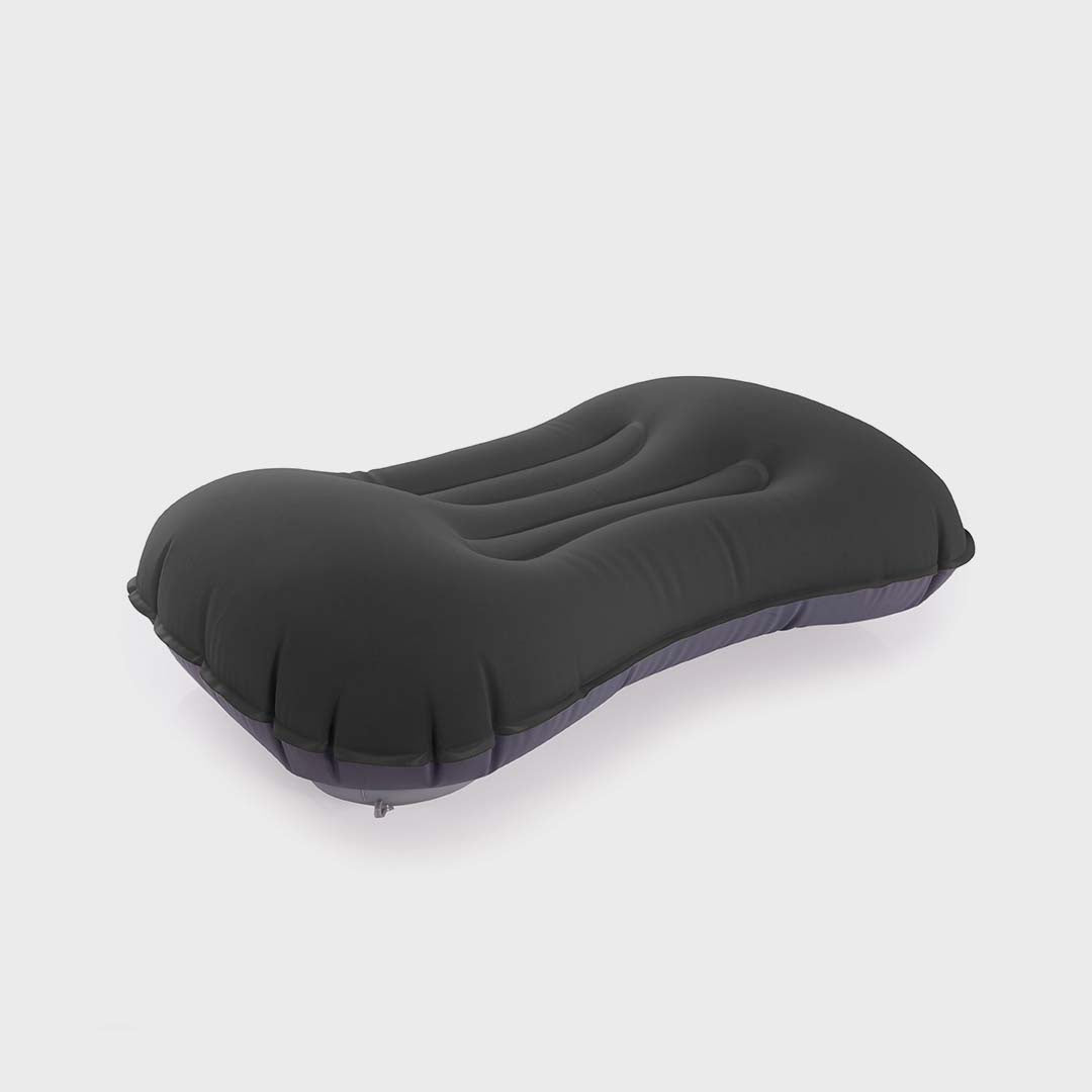 INFLATABLE PILLOW with PUMP BLACK