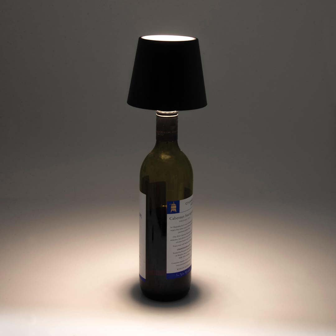 RECHARGEABLE BOTTLE LAMP | BLACK