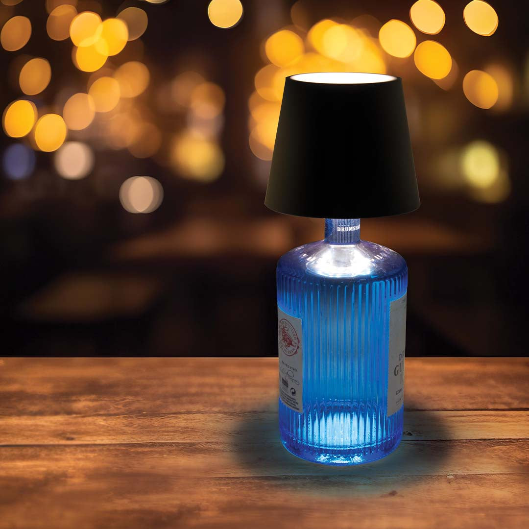 RECHARGEABLE BOTTLE LAMP | BLACK