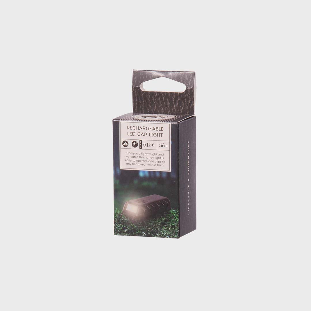 Rechargeable Cap Light | Black