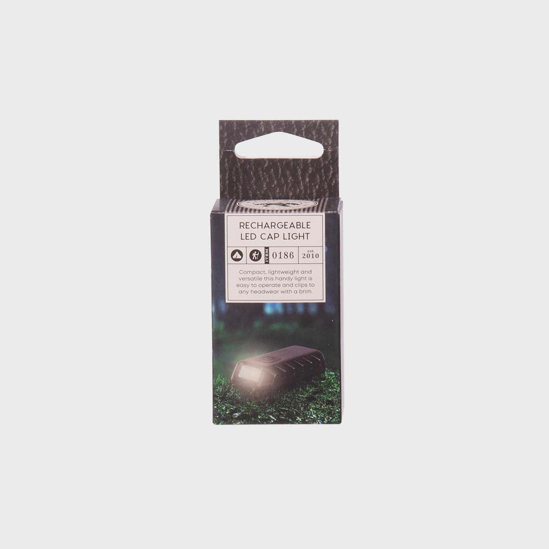 Rechargeable Cap Light | Black