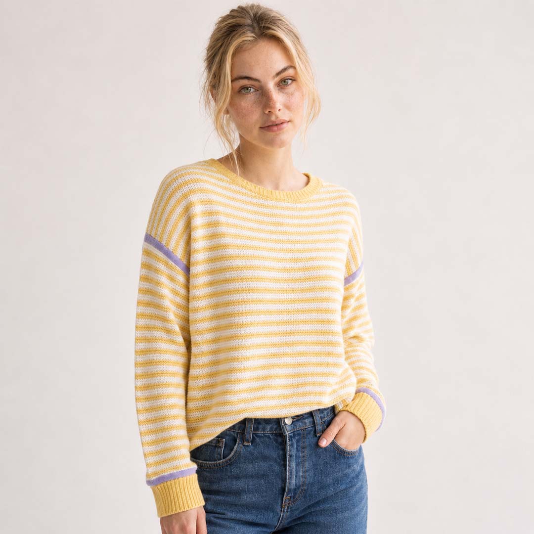 Oversized Sweater | Yellow