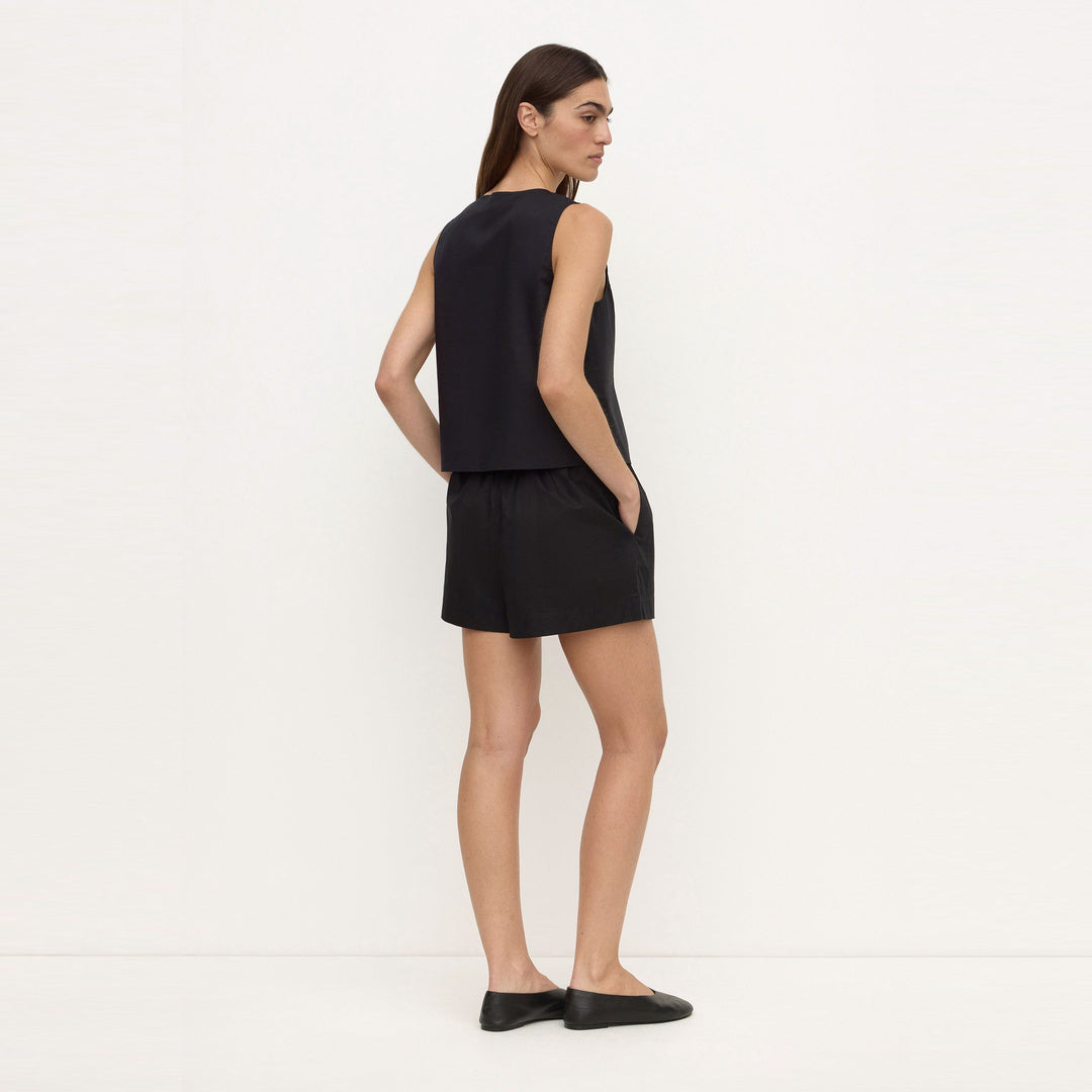 Assembly Label Micha Poplin Short in Black