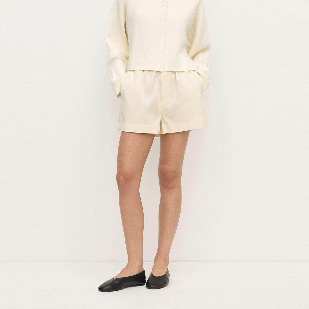 Assembly Label Micha Poplin Short in Vanilla
