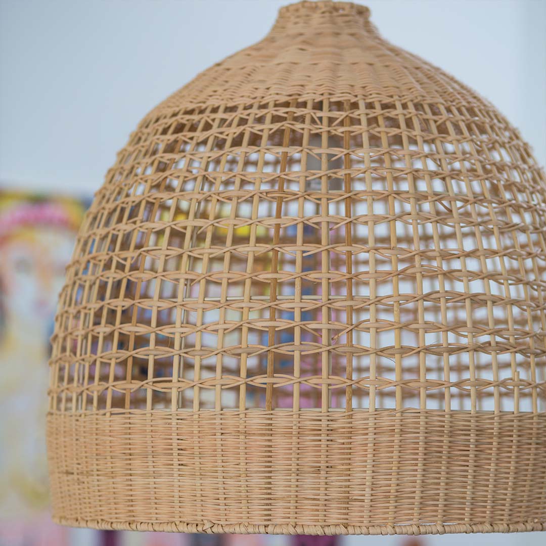 DOME RATTAN PENDANT