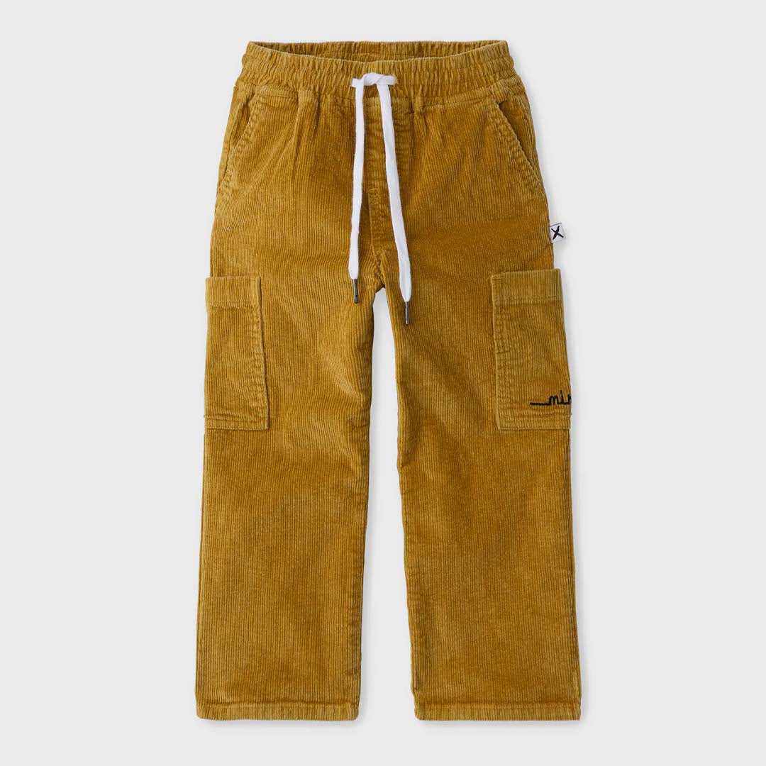 Cord Cargo Pants | Mustard