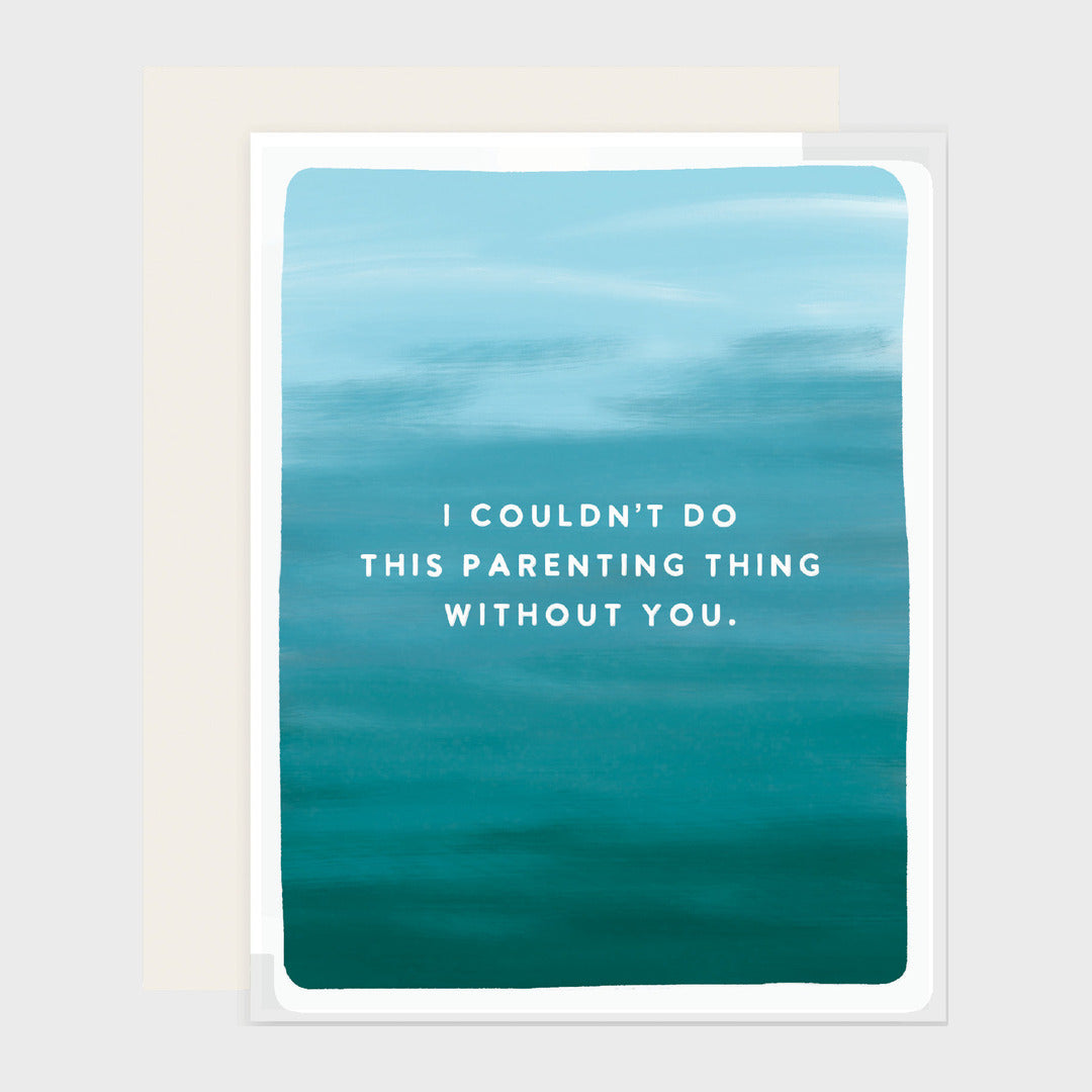 Thank You Card | Couldn't Do This Parenting Thing