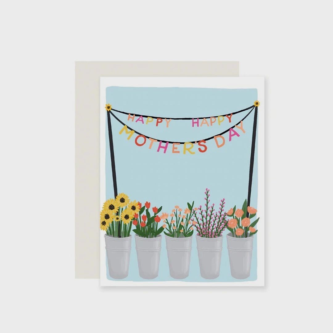 Mothers Day Card | Flower Banner