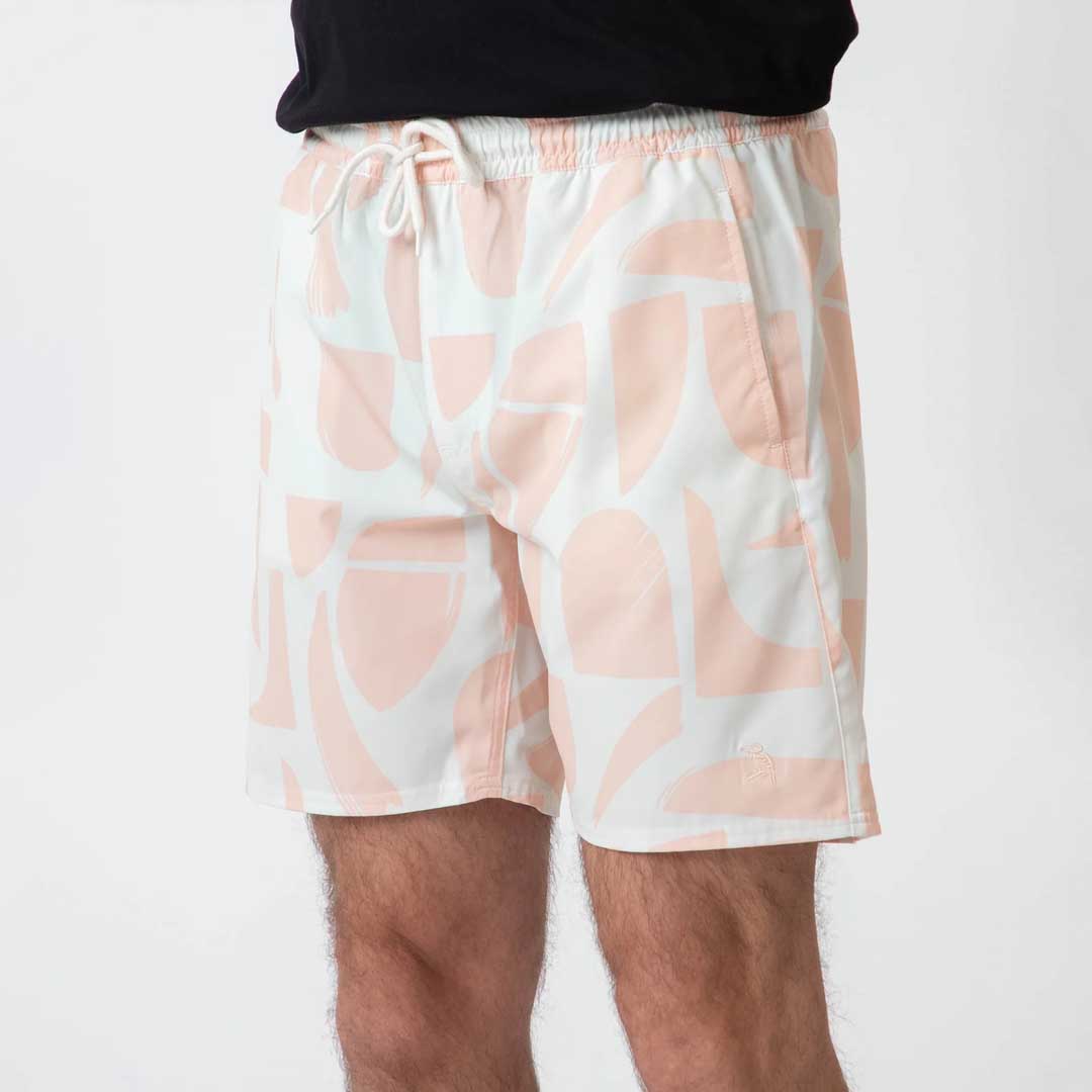 Active Short | Snow Peach Sunburst