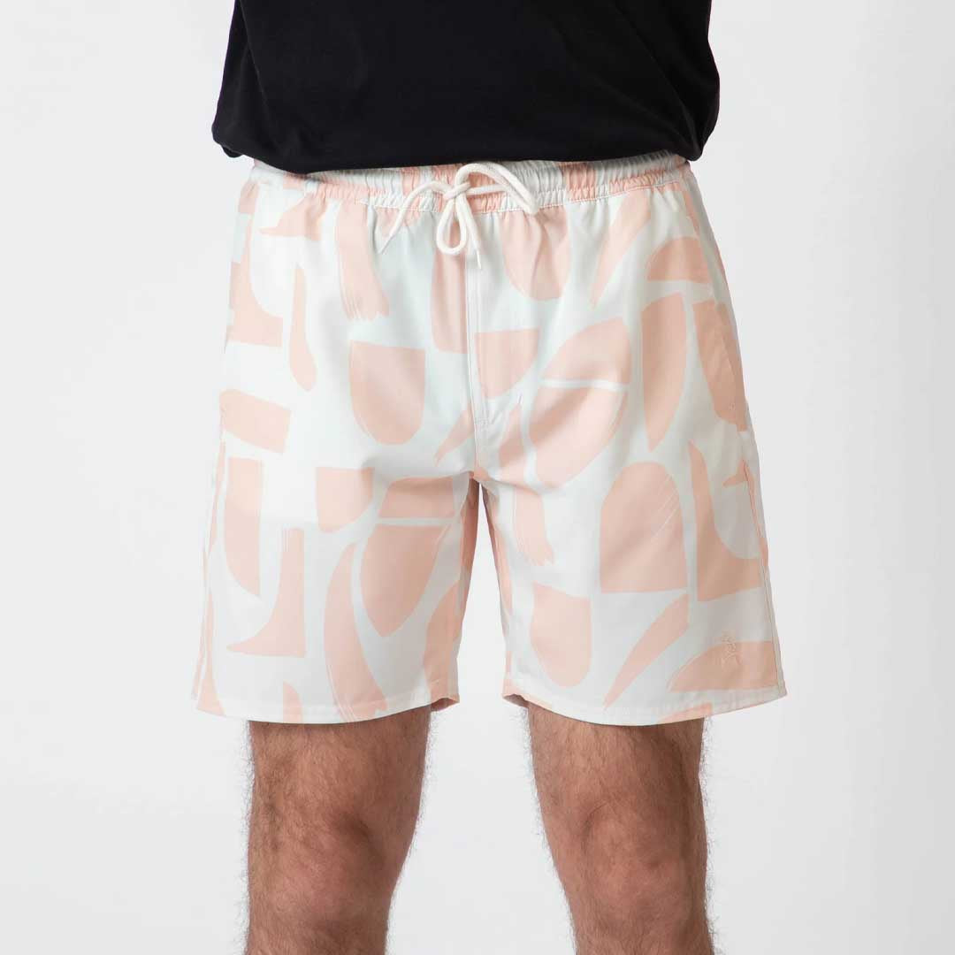 Active Short | Snow Peach Sunburst