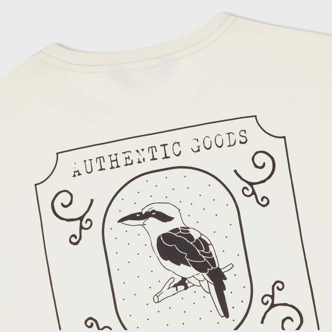 AUTHENTIC LOGO TEE | NATURAL