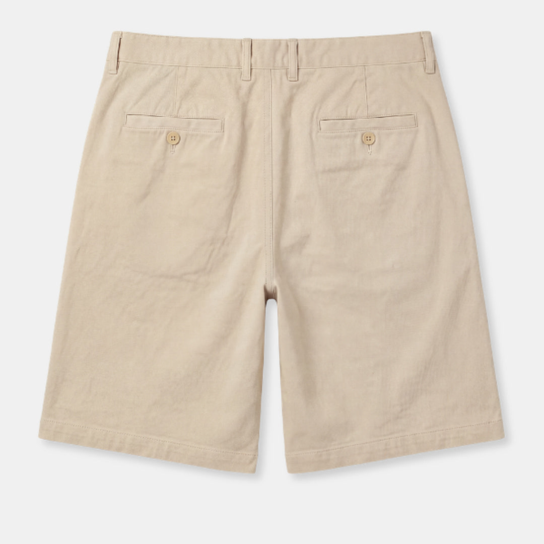 Brooklyn Pleated Shorts Stone — image 3