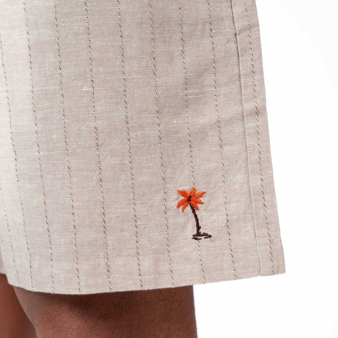 Burbank Aloha Short | Sand Stripe