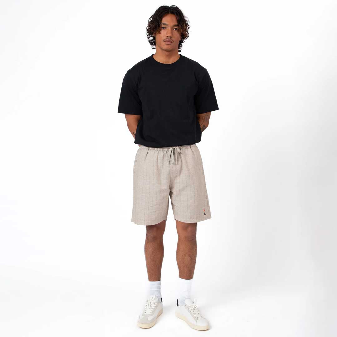 Burbank Aloha Short | Sand Stripe