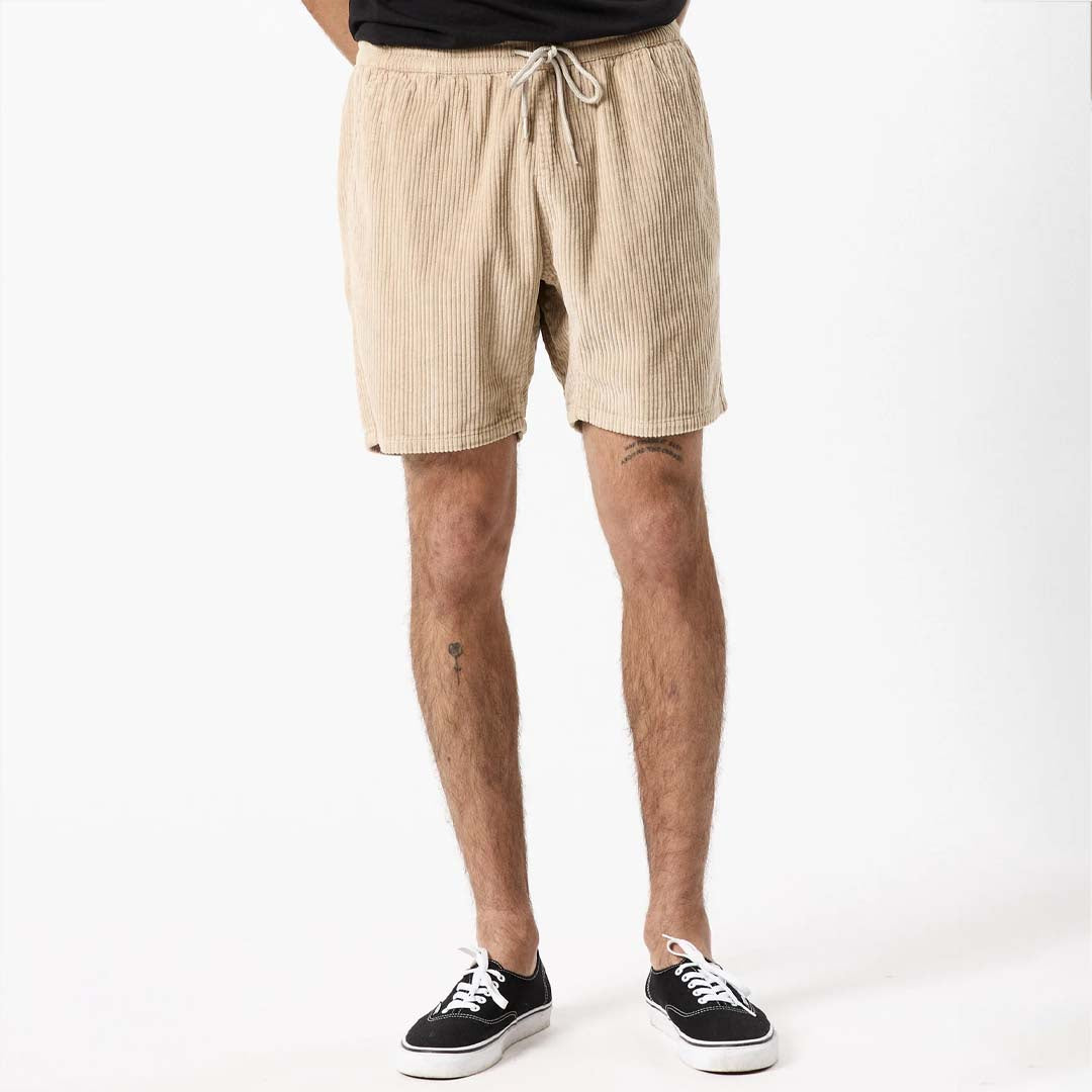 BURBANK CORD SHORT | NATURAL