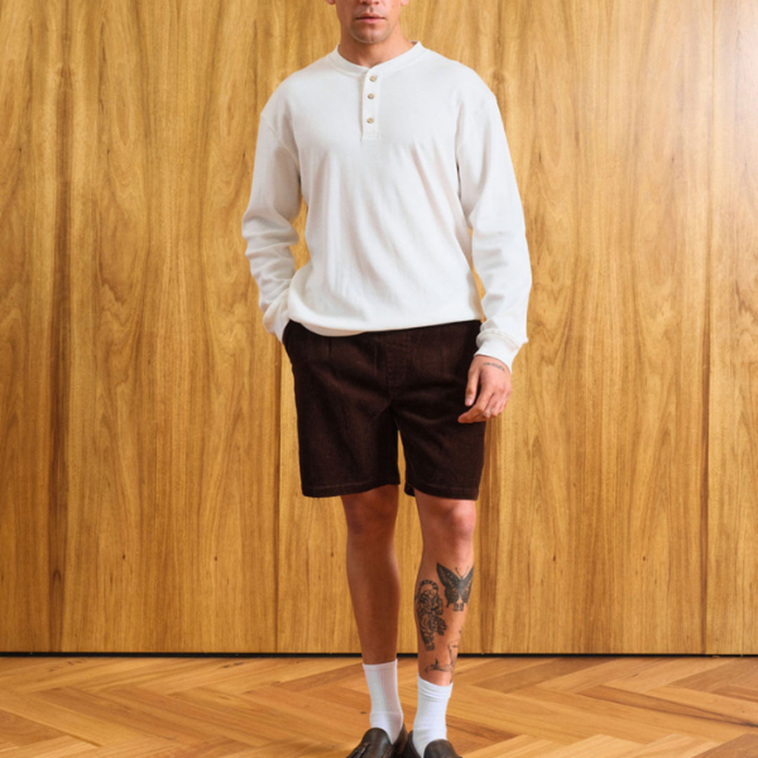 Burbank Cord Short Brown — image 7