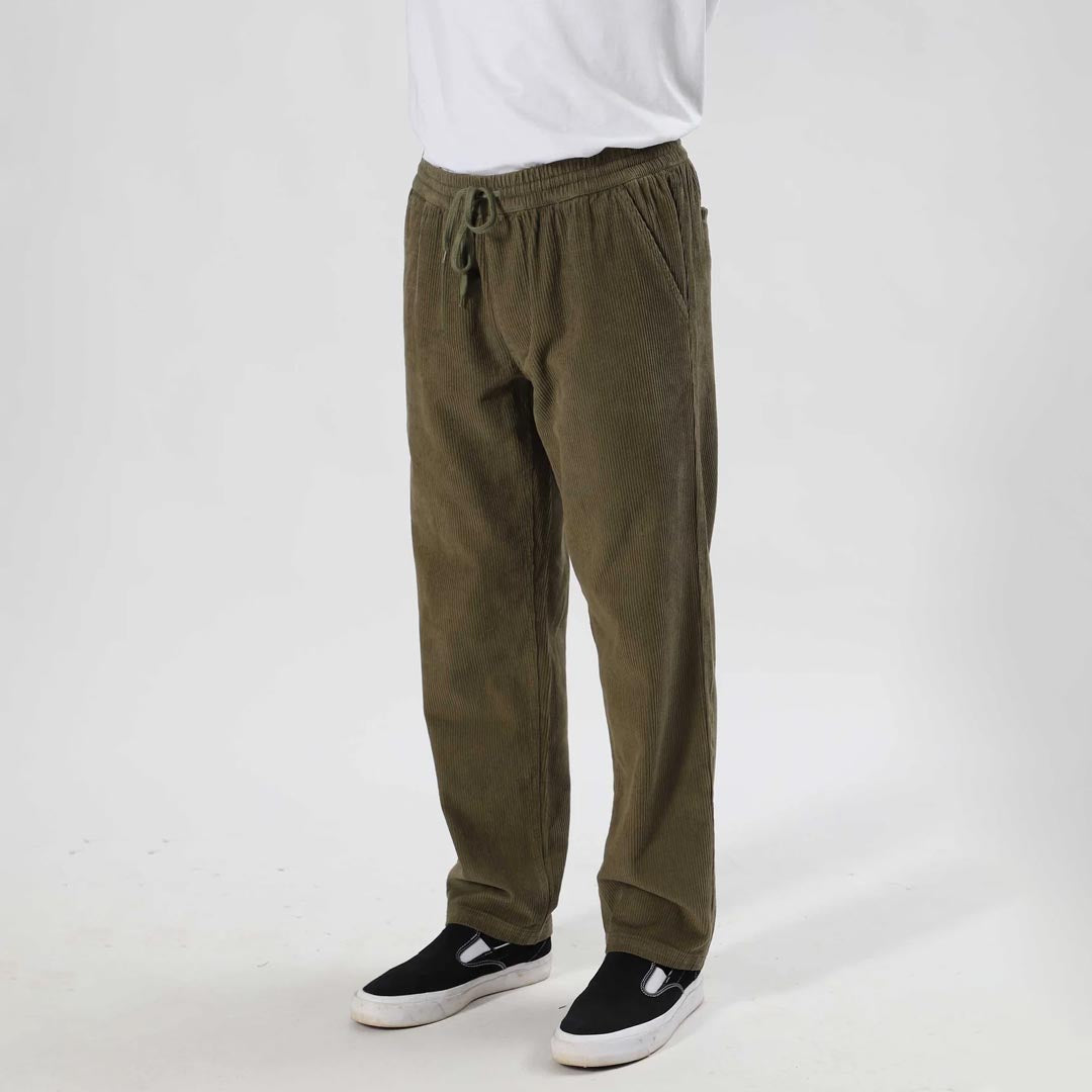 Burbank Elastic Cord Pant | Army