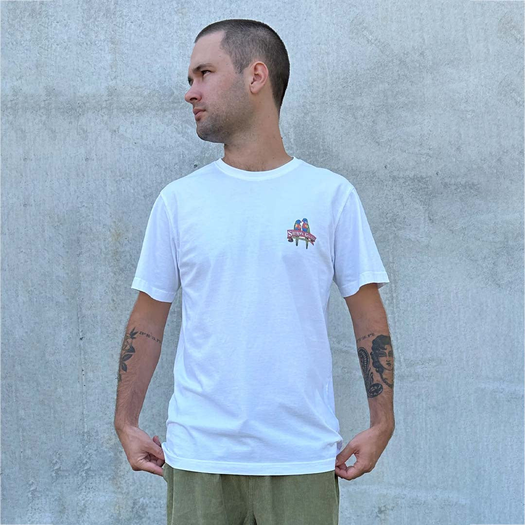 CHAPMAN TEE ROSELLA | WHITE