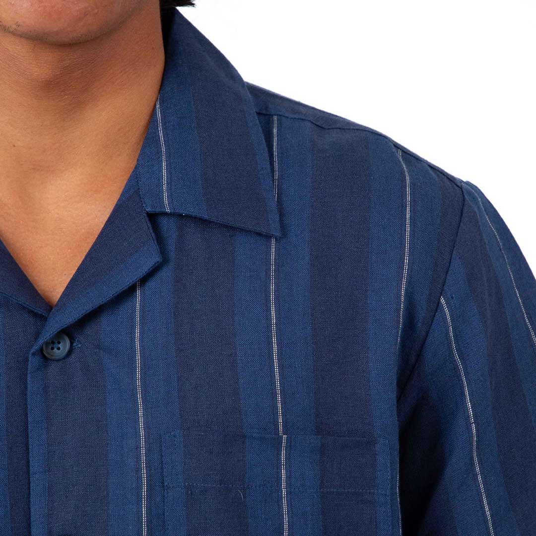 Cuban Shirt | Streamline Navy