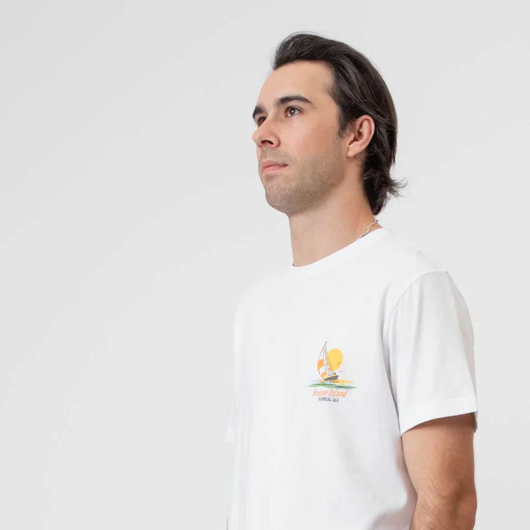 Fraser Island Tee | White