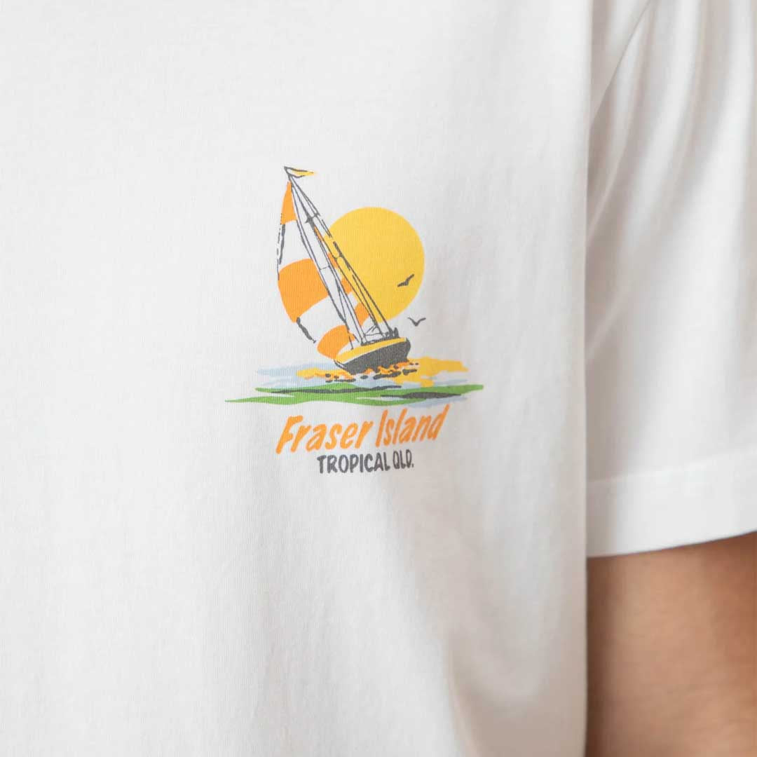Fraser Island Tee | White