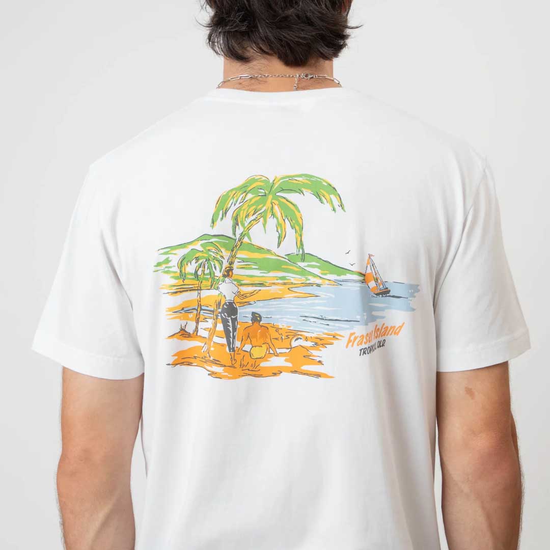 Fraser Island Tee | White