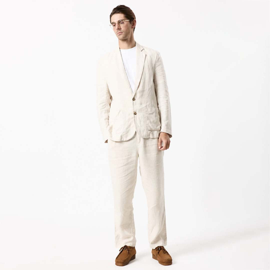 GATSBY LINEN BLAZER | NATURAL