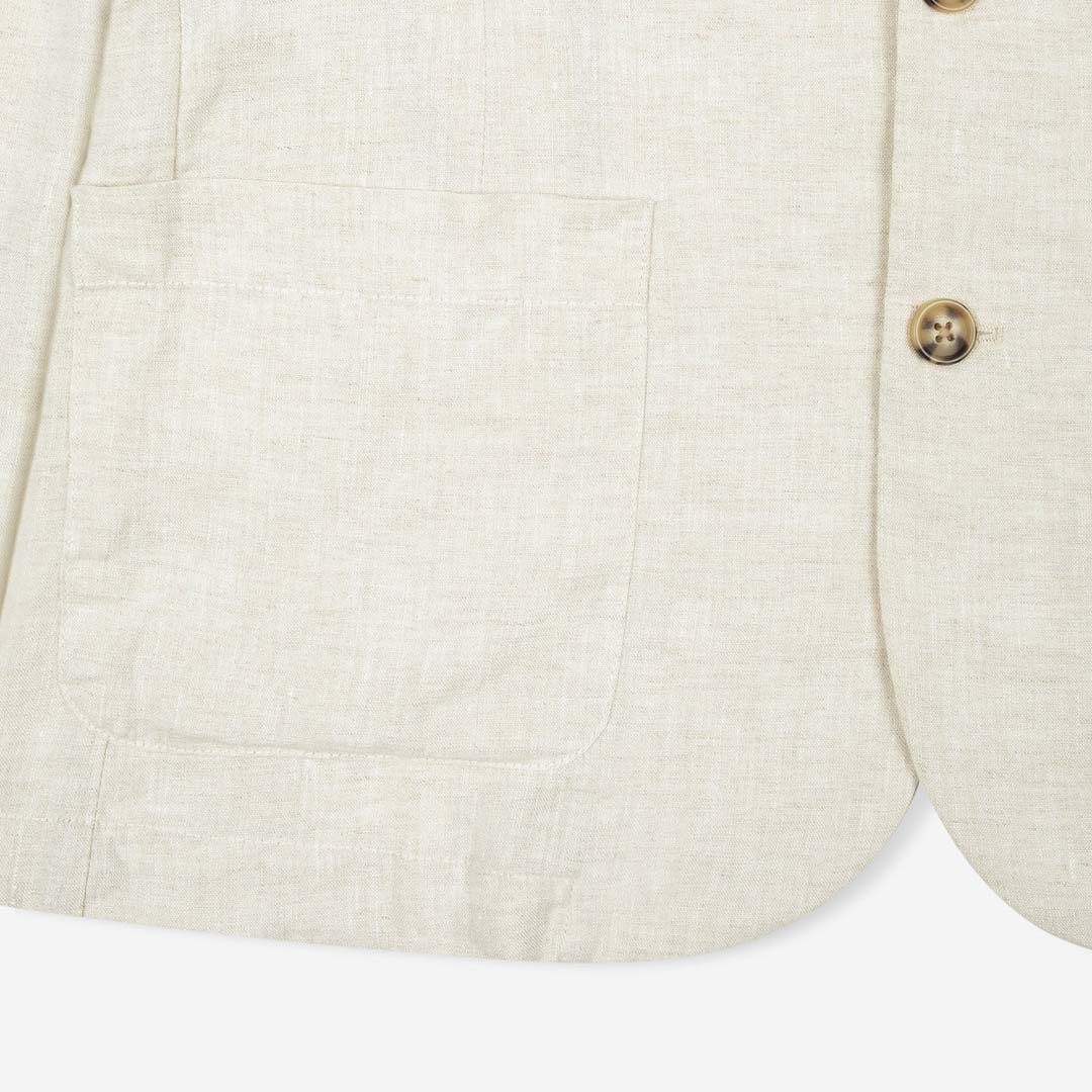 GATSBY LINEN BLAZER | NATURAL