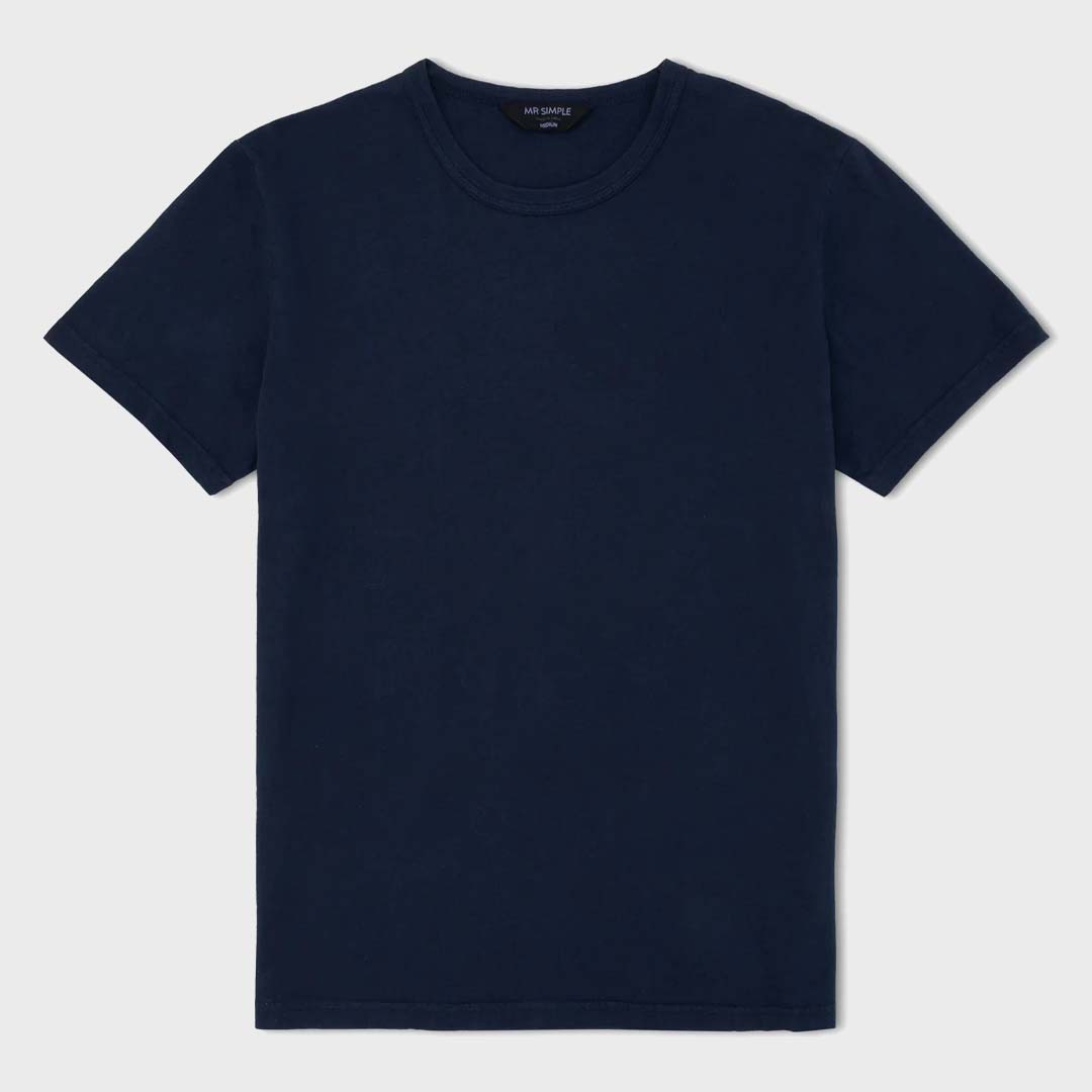 HEMP TEE | NAVY