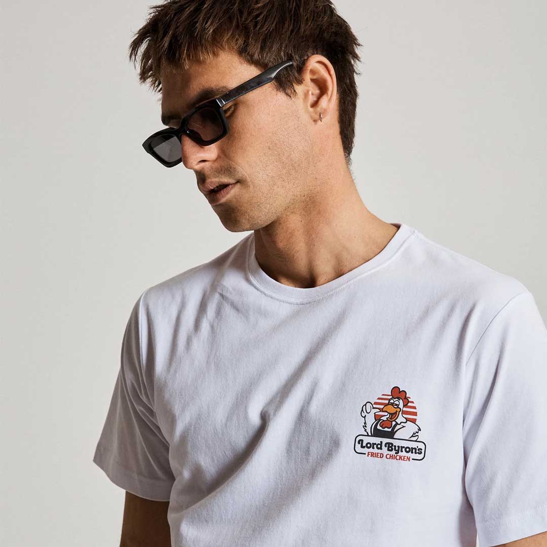 Lord Byron Tee | White