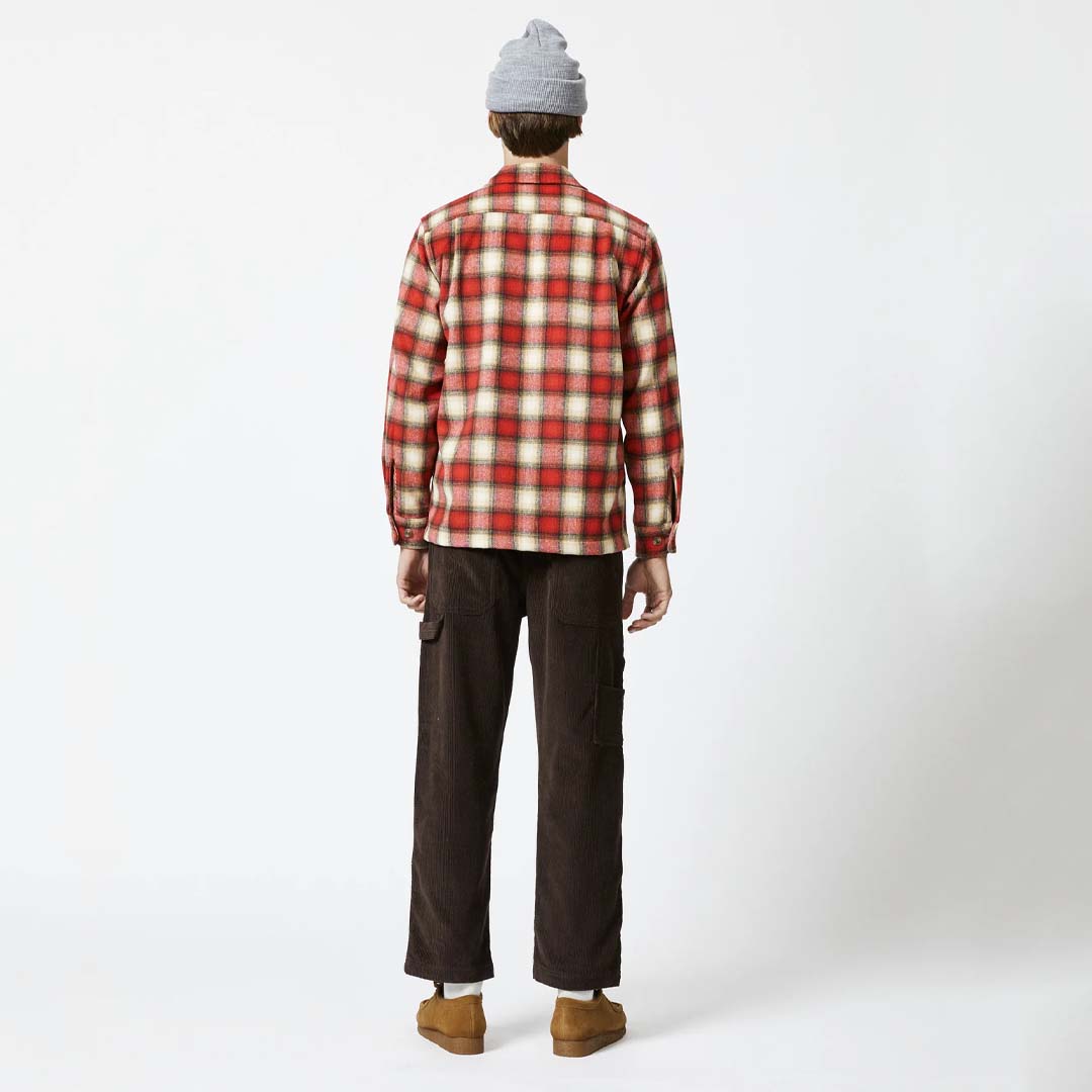 NOMAD FLANNEL | RED / NATURAL