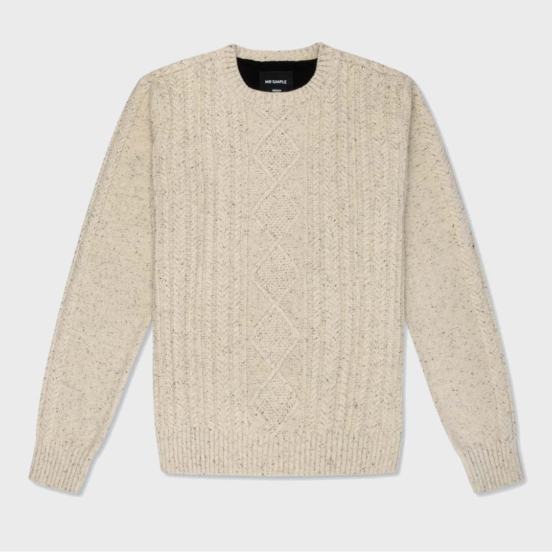 OSLO CABLE KNIT | OATMEAL