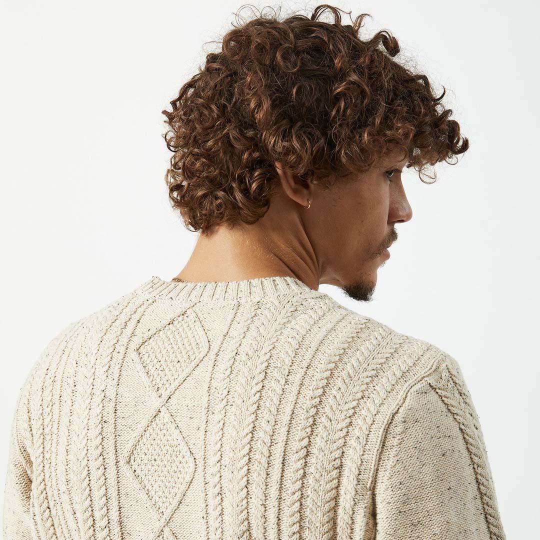 OSLO CABLE KNIT | OATMEAL